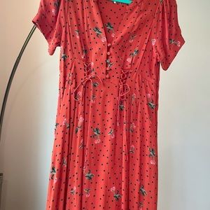 Beautifully feminine and flattering long FP dress